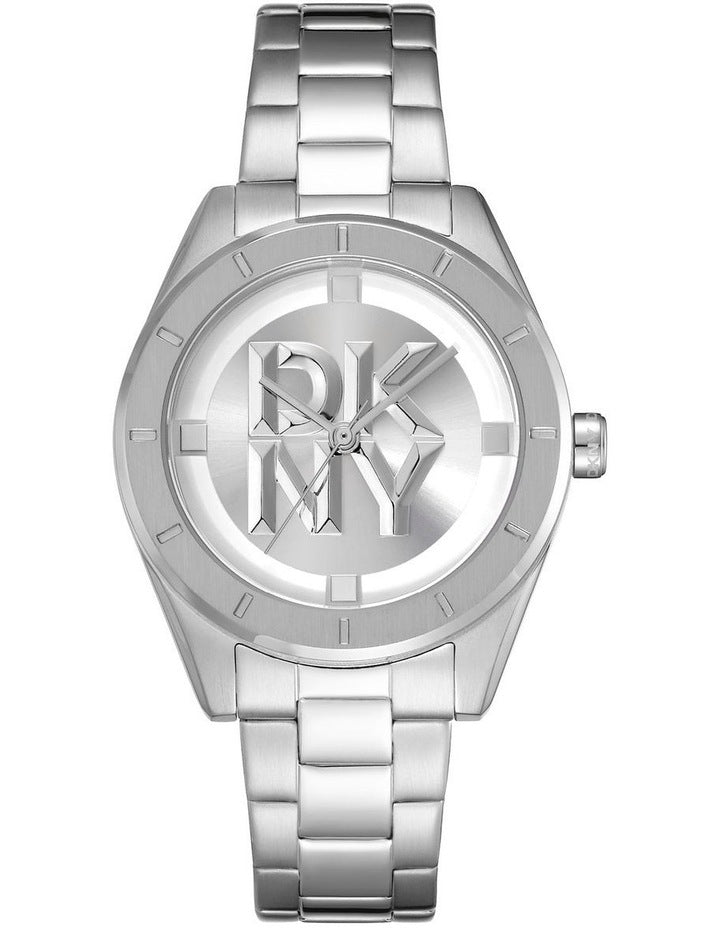 Chambers Midi 34mm Watch in Silver