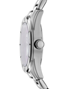 Chambers Midi 34mm Watch in Silver