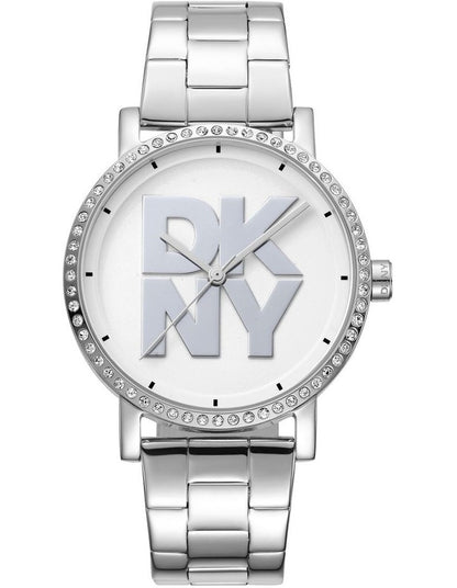 Soho Logo Watch 36mm in Silver