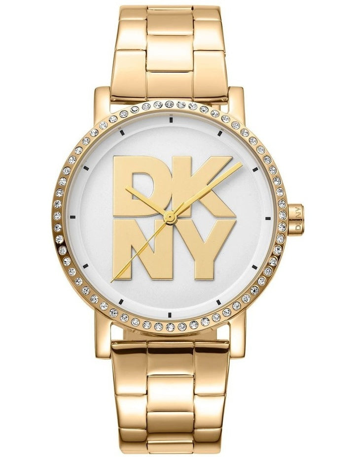 Soho Logo Watch 36mm in Gold