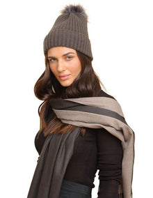 Zara Beanie in Charcoal