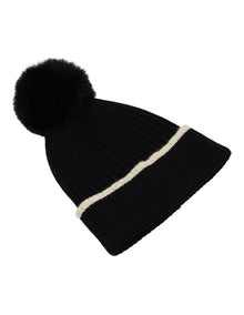 Nora Knit Beanie in Black