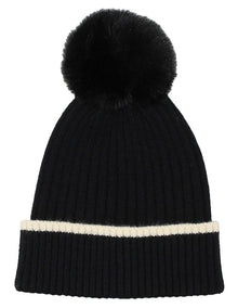 Nora Knit Beanie in Black