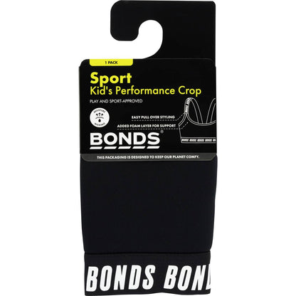 Bonds Performance Kids Crop Size 10-12 Assorted Each