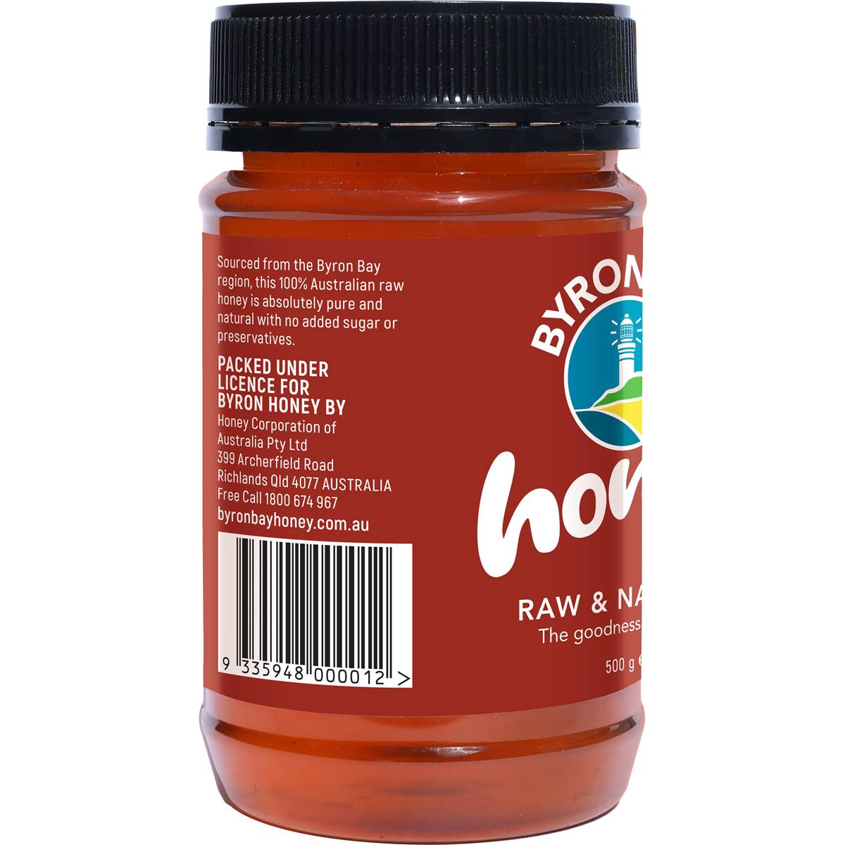 Byron Honey Raw And Natural 500g