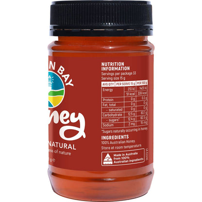 Byron Honey Raw And Natural 500g
