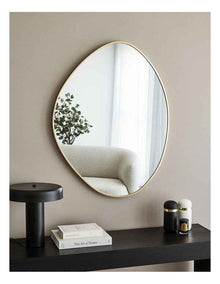 Kai Pebble Mirror 90cm in Gold