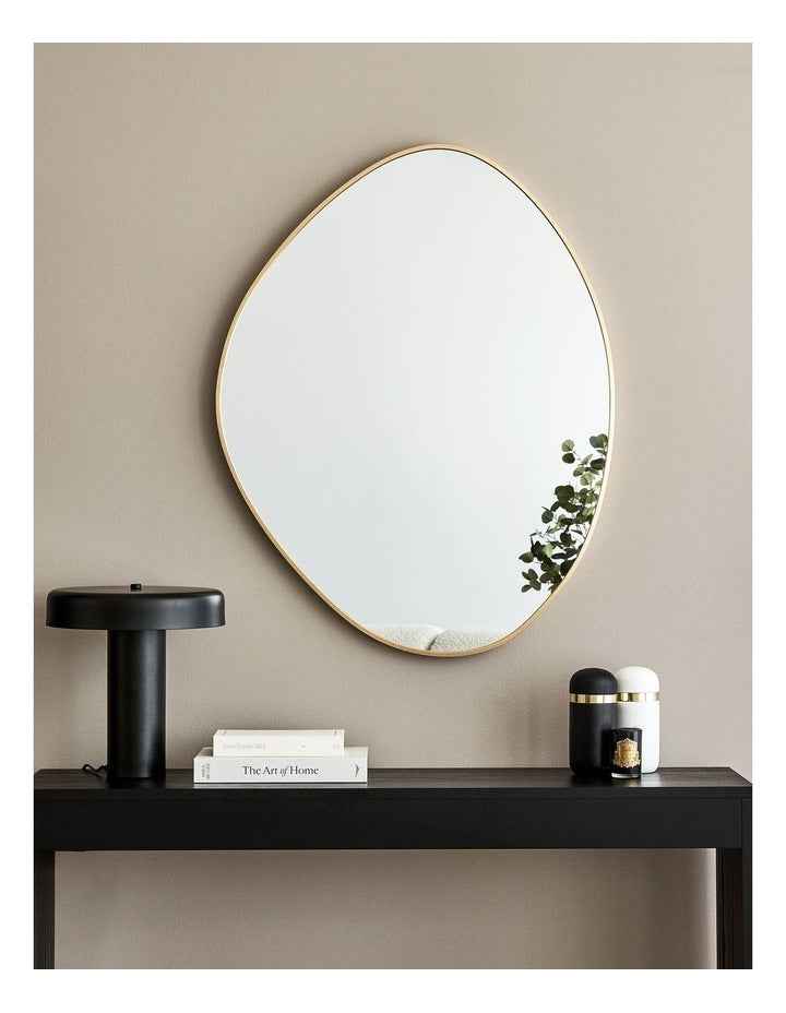 Kai Pebble Mirror 90cm in Gold