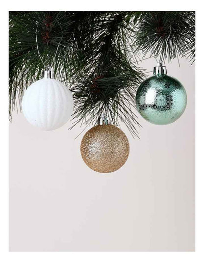 Eucalyptus 50pk Shatterproof Ornaments 6cm in Asst. Colours