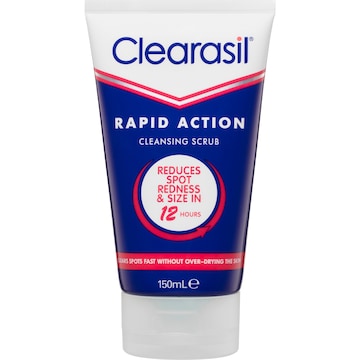 Clearasil Rapid Action Cleansing Face Scrub 150mL