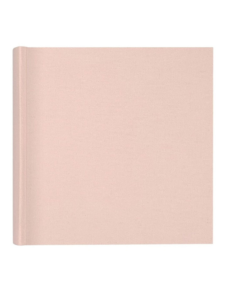 Plush Linen Photo Album 200 Photo Capacity in Peony