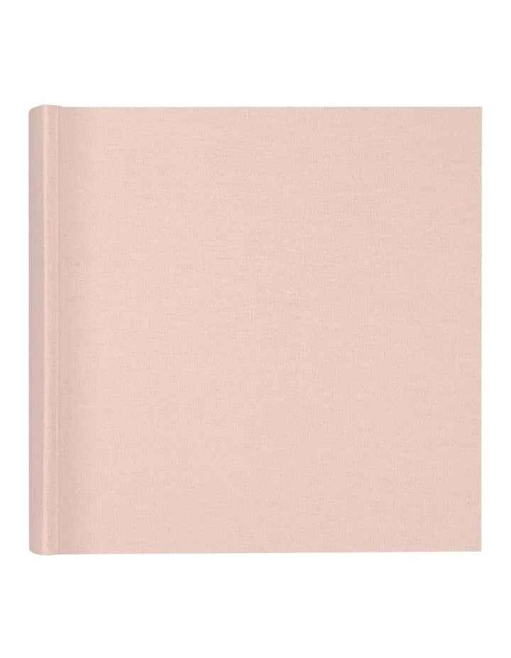 Plush Linen Photo Album 200 Photo Capacity in Peony