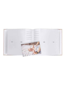 Plush Linen Photo Album 200 Photo Capacity in Peony