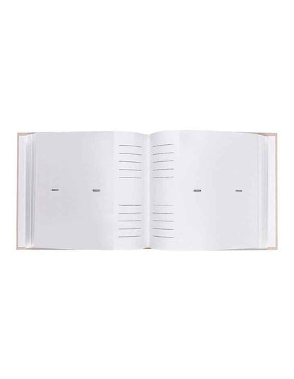 Plush Linen Photo Album 200 Photo Capacity in Peony