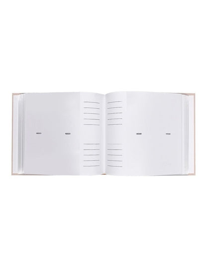 Plush Linen Photo Album 200 Photo Capacity in Peony