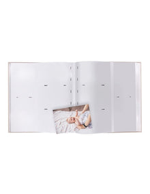 Plush Linen Photo Album 500 Photo Capacity in Peony