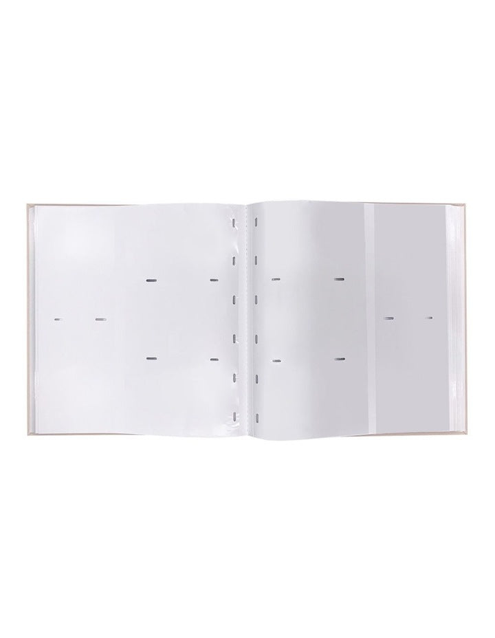 Plush Linen Photo Album 500 Photo Capacity in Peony