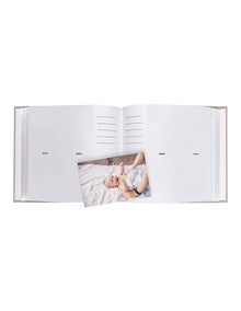 Plush Linen Photo Album 200 Photo Capacity in Dusk