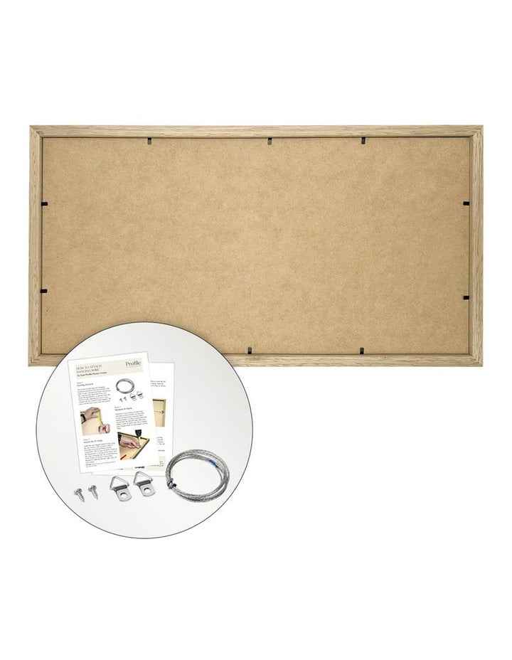 Timber Collage Photo Frame 10x20/5x7(3) in Natural Oak