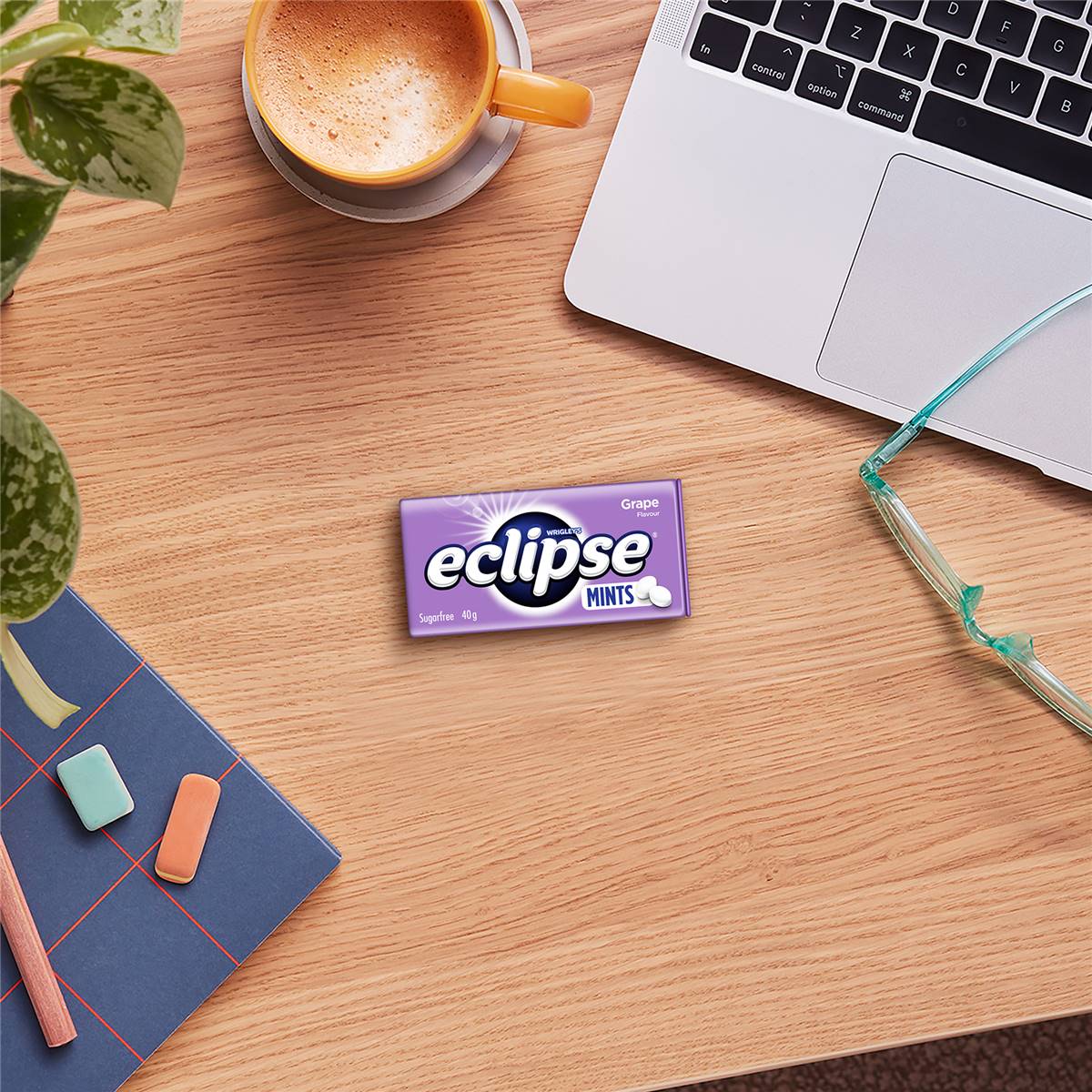 Eclipse Grape Sugar Free Mints Tin 40g