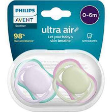 Philips Avent Ultra Air Soother 0-6M Assorted 2 pack