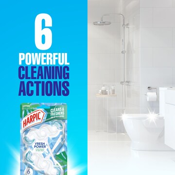 Harpic Fresh Power Coconut & Sea Salt Toilet Cleaner Block 2 pack