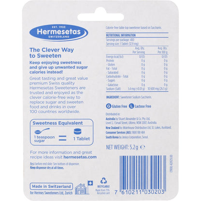 Hermesetas Sweetener Tablets 300 Pack