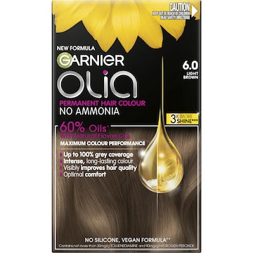 Garnier Olia Permanent Hair Colour Light Brown each