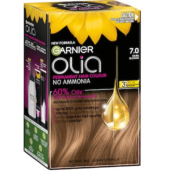 Garnier Olia Permanent Hair Colour Dark Blonde each
