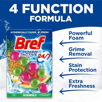 Bref Power Active Hawaii Toilet Cleaner Block 50g x 2 pack