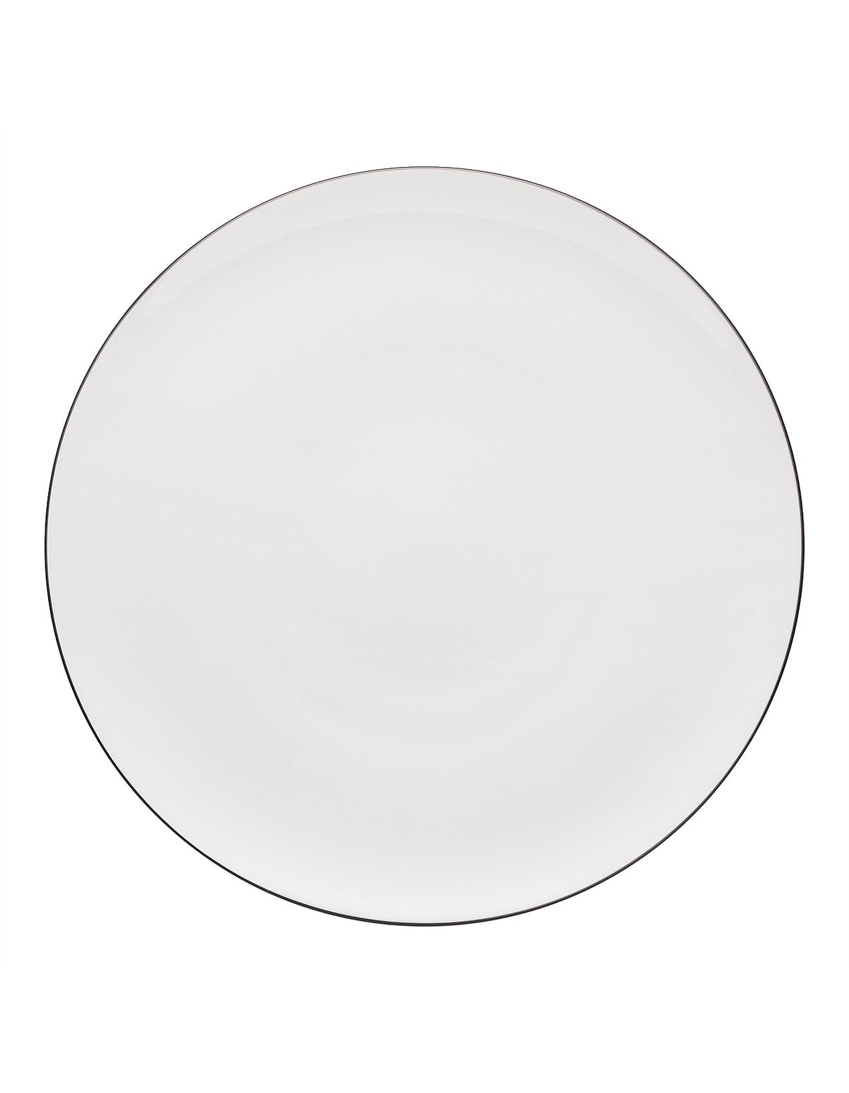 Storm 28cm Fine Bone China Dinner Plate White Granite