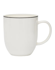 Storm 380ml Fine Bone China Mug White Granite