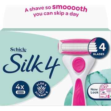 Schick Razor Blades Quattro For Women Cartridges 4 pack