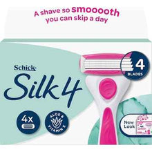 Schick Razor Blades Quattro For Women Cartridges 4 pack