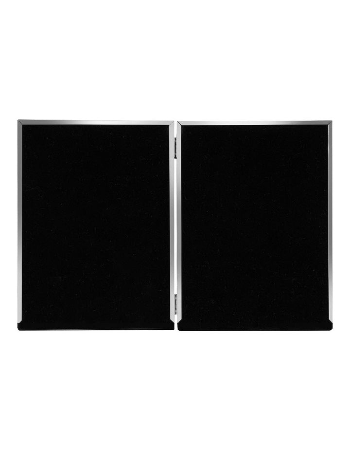 Eternal Hinged Double Metal Photo Frames 5x7" in White