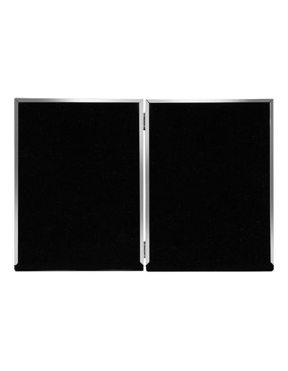Eternal Hinged Double Metal Photo Frames 5x7" in White