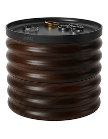 Tesora Wood Storage Box in Brown