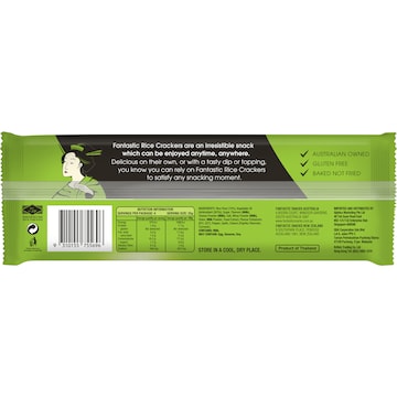 Fantastic Rice Crackers Sour Cream & Chives Flavour 100g