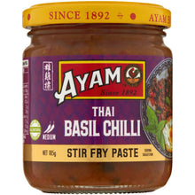Ayam Stir Fry Paste Thai Basil Chilli Medium 185g