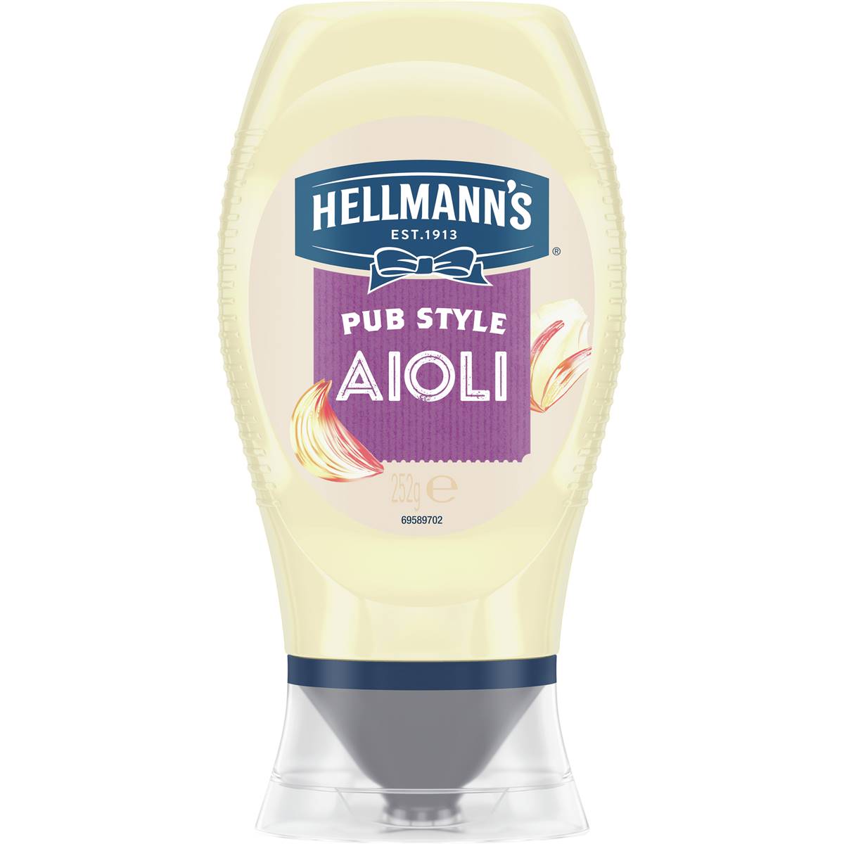 Hellmann's Garlic Aioli Squeeze Mayo 252g