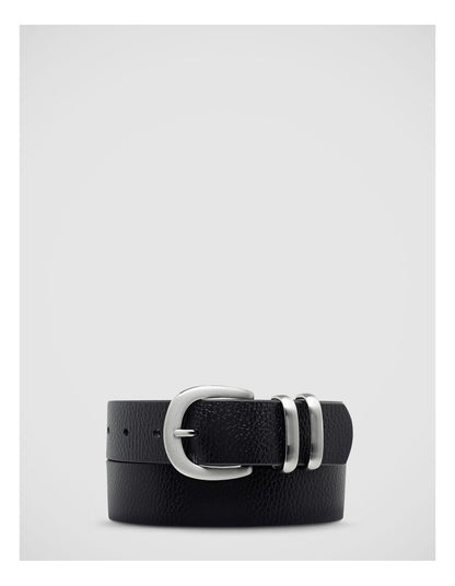 Let It Be Belt in Black