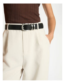 Let It Be Belt in Black