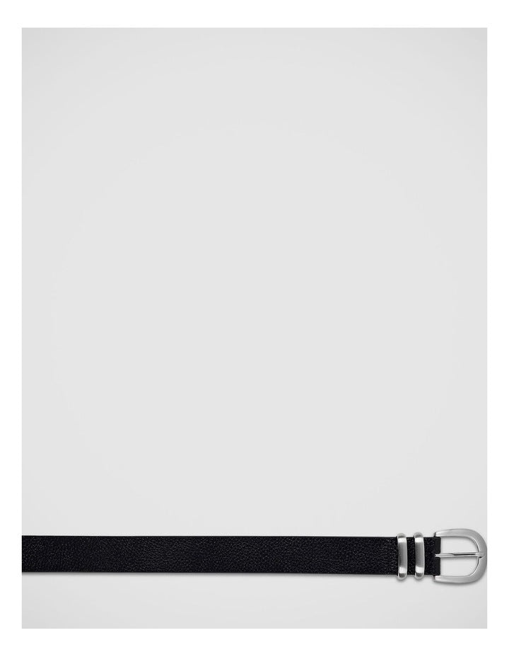 Let It Be Belt in Black