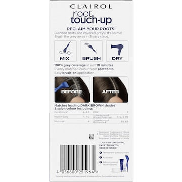 Clairol Root Touch Up Permanent 4 Dark Brown Hair Colour each