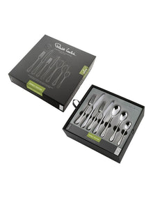 Kemble Texture Cutlery Set 56 Piece in Silver