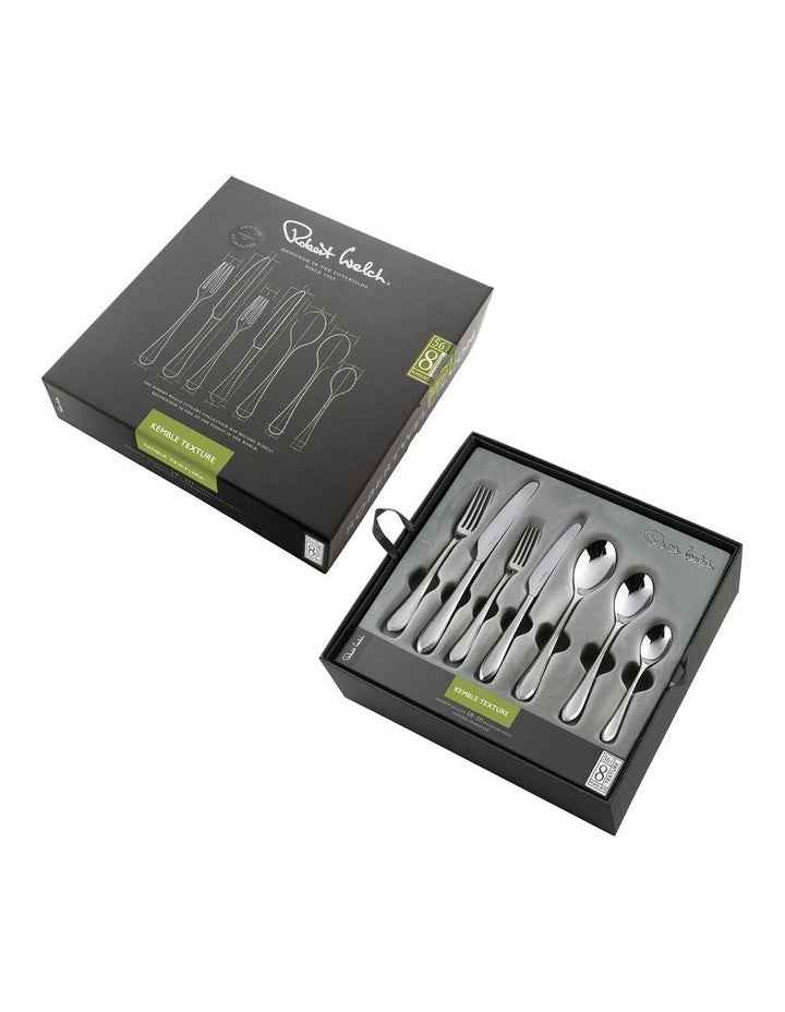 Kemble Texture Cutlery Set 56 Piece in Silver