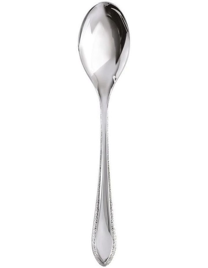 Kemble Texture Coffee Spoon in Silver
