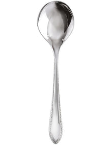 Kemble Texture Round Bowl Soup Spoon in Silver