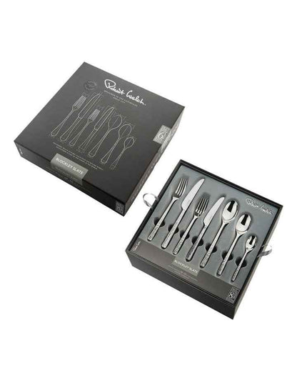 Blockley Slate Cutlery Set 56 Piece Gift Boxed in Silver