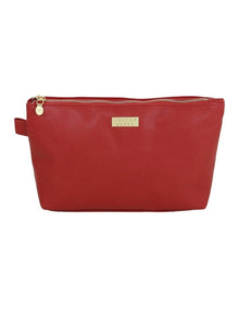 Premium Luxe Large Cosmetic Bag in Red